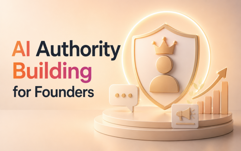 AI Authority Building for Founders: Why AI Search Decides Trust Before You Ever Say a Word